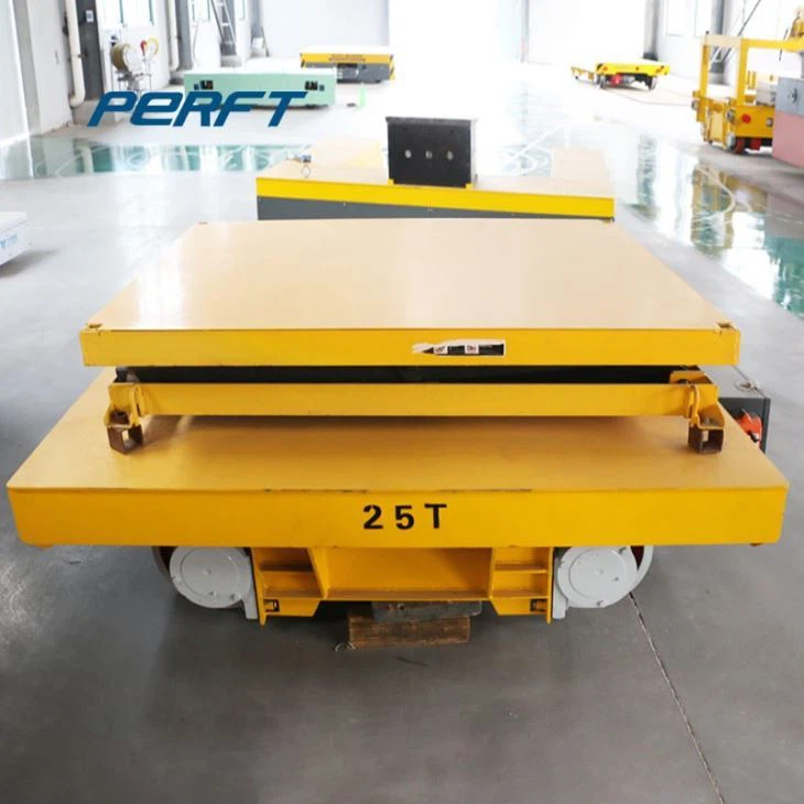 Carro de transferencia de tuberías con plataforma elevadora