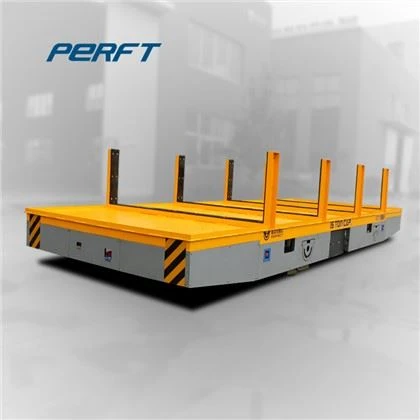 La carretilla motorizada resistente de la capacidad 10T puso el transporte de 4 plataformas a Warehouse